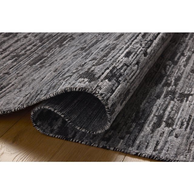 Contemporary Jean Stoffer x Loloi Daniel Charcoal 9'-6" x 13'-6" Area Rug For Sale - Image 3 of 5