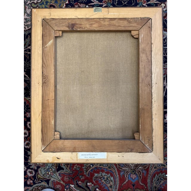 Interior with Woman at Window, 1920s, Oil Painting on Canvas, Framed For Sale - Image 9 of 10