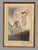 Glass Vintage Signed Louis Icart Art Nouveau Deco Large Framed Litho Print Joy of Life For Sale - Image 7 of 7