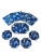 Kim Seybert Cobalt and White Chinoiserie Melamine Luncheon Set - 9 Pieces For Sale - Image 12 of 12