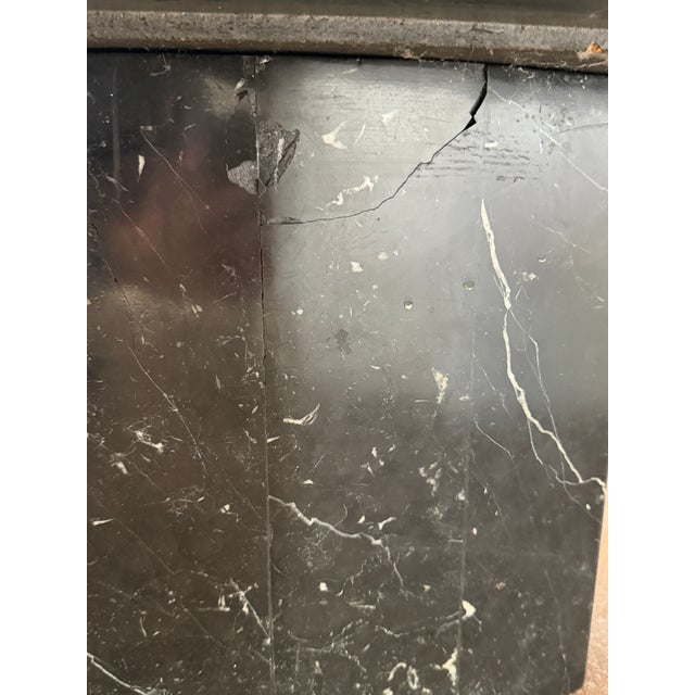 Vintage 1980's Black Marble Coffee Table For Sale - Image 13 of 14