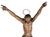 18th Century Italian Carved and Polychrome Wooden Corpus Christi, 1800s For Sale - Image 3 of 12