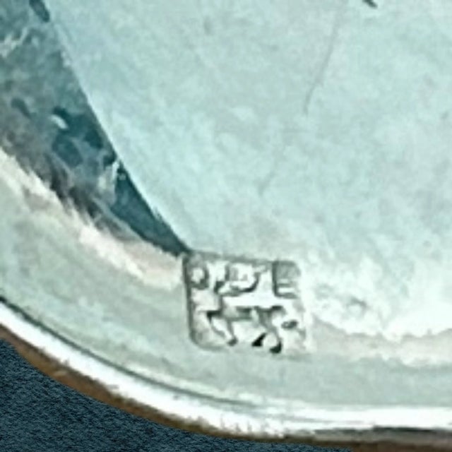 A magnificent set of vintage ERCUIS moka spoons silver plated from France, decorated with ""Ruban"" design. Of high-end...