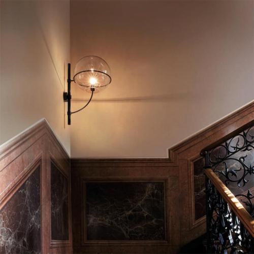Large Lyndon Outdoor Wall Lamp by Vico Magistretti for Oluce For Sale - Image 3 of 8