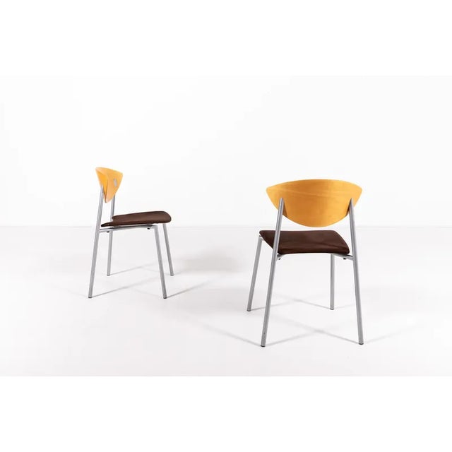 Danish Must Chairs by Søren Nielsen & Thore Lassen for Randers+radius, Set of 4 For Sale - Image 5 of 11
