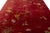 Antique Red Art Deco Chinese Handmade Wool Rug For Sale - Image 11 of 11
