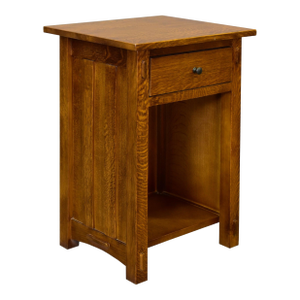 Mission Solid Quarter Sawn Oak 1 Drawer End Table - Model A27