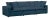 Ink Blue Cali Navy Performance Fabric Modular Sofa For Sale - Image 8 of 8