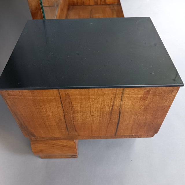 1940s Art Deco Wooden Dressing Table, 1940s For Sale - Image 5 of 8