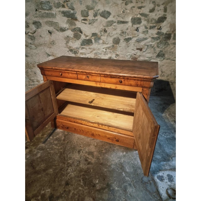19th Century Louis Philippe French Elm Sideboard For Sale - Image 4 of 18