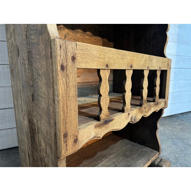 Rustic French Country Farmhouse Kitchen Cabinet, 1820 For Sale - Image 9 of 18