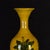 Chinoiserie Yellow Glaze Figural Porcelain Olive Vase, Chinoiserie Decor Vessel For Sale - Image 3 of 8