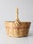 Farmhouse Vintage Woven Gathering Basket With Handle For Sale - Image 3 of 12