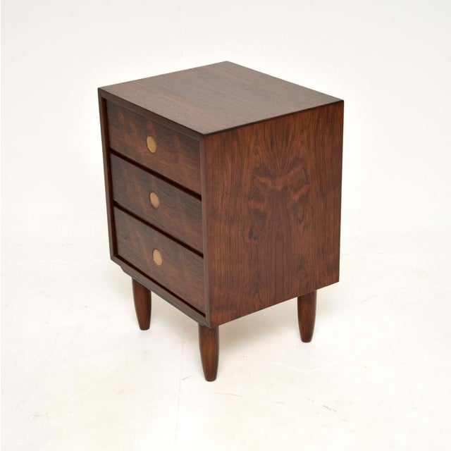 Dyrlund Danish Bedside Chest attributed to Dyrlund, 1960 For Sale - Image 4 of 8