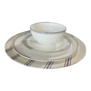 Wedgwood Designed by Vera Wang Grosgrain 6 Boxes of 4-Piece Place Setting Dinnerware Set- 24 Pieces