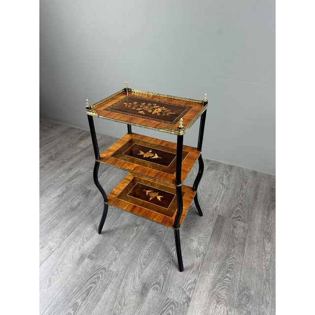 19th Century Napoleon III Marquetry Shelf For Sale - Image 3 of 12