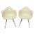 Eames for Herman Miller Early Pair 1956 Shell Chairs Labeled For Sale