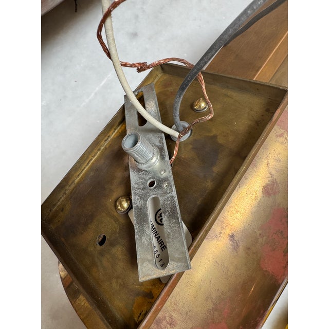 Brutalist Mid 20th Century Copper Cylinder Wall Sconces, Pair For Sale - Image 12 of 12