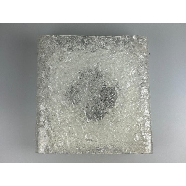 Ceiling Lamp in Ice Glass from Kaiser Leuchten, Germany, 1970s For Sale - Image 16 of 18