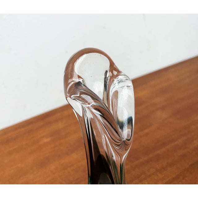 Vintage Art Glass Vase by Max Verboeket for Kristalunie Maastricht, 1970s For Sale - Image 15 of 18