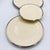 1990s Lenox Moonspun China Platinum Trim Dinner, Salad, Bread 3pc Plate Set For Sale - Image 9 of 10