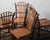 Wood Mid 20th Century Rustic Amish Hickory Adirondack-Style Round Dining Table & Chair Set of 5 For Sale - Image 7 of 8