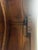 Chestnut Late 20th Century Henredon Secretary Desk With Glass Shelves For Sale - Image 8 of 11