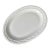 Vintage Pfaltzgraff Acadia White Oval Platter – Stoneware Serving Dish With Woven Rim, Off-White For Sale