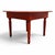 Mid-Century Hand-Painted Magnolia Round Farmhouse Dining Table, 57 Inch For Sale - Image 14 of 15