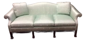 Vintage Sofa, Hickory Chair Sofa, Mint Green Sofa