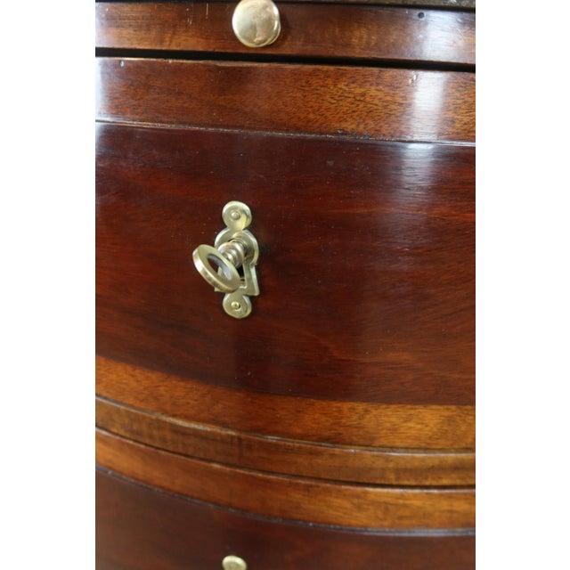 Maroon Louis XVI Commode in Wood For Sale - Image 8 of 14
