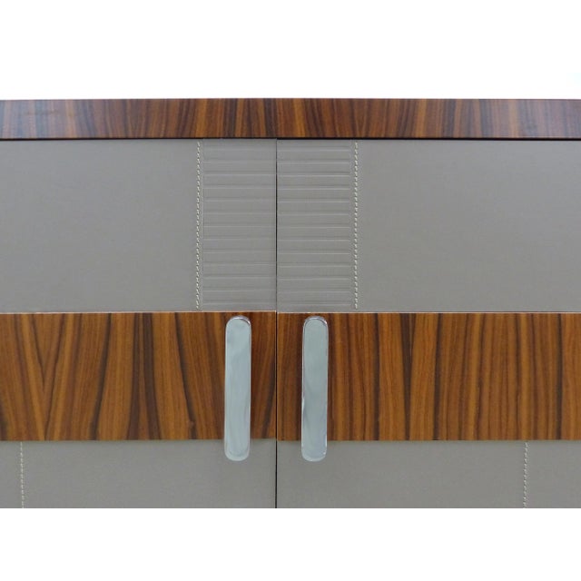 Brown Sideboard With Drawers by Umberto Asnago for Medea Mobilidea For Sale - Image 8 of 10