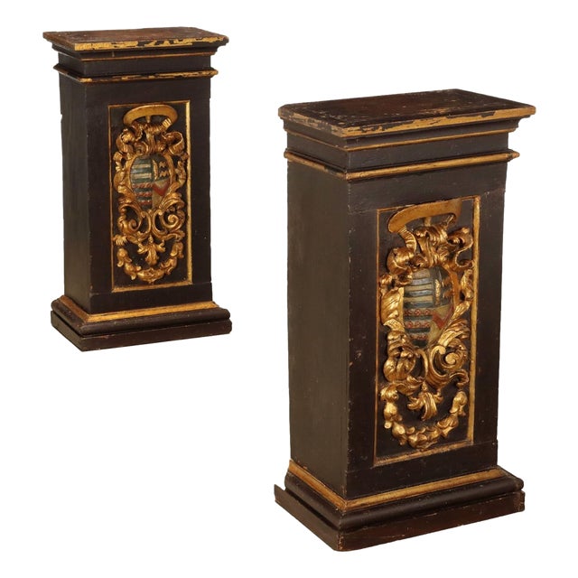 Antique Baroque Columns, Set of 2 For Sale