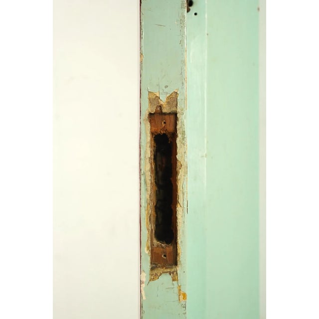 Mid 20th Century Vintage 1 Panel Wood Built in Cabinet Door For Sale - Image 5 of 12