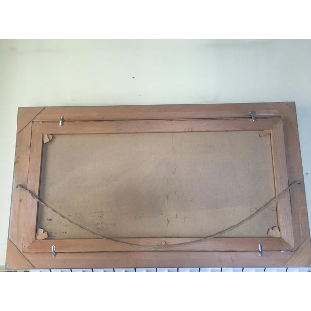 Oil Painting on Canvas- Landscape With a Water Mill Signed 1950s For Sale - Image 11 of 15