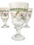 1970s 1970s Portmeirion Botanic Garden All Purpose 15 Oz Wine Water Goblet Glass Set of 5 For Sale - Image 5 of 5
