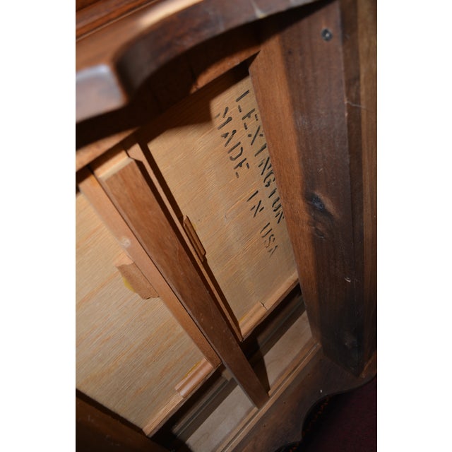 1970s Pair of Bob Timberlake Lexington Cherry Wood Side / End Tables W/ Drawers For Sale - Image 17 of 18