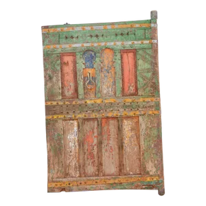Early 1800's Colorful Moroccan Door