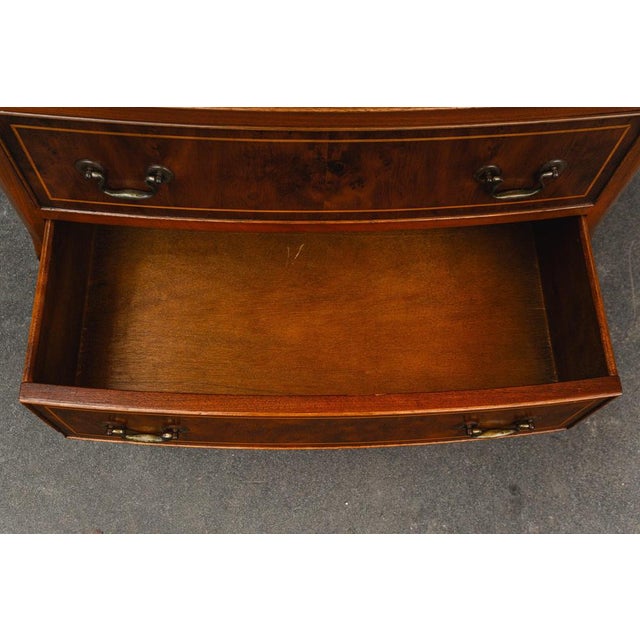 English Chest of Drawers in Yew, Late 20th Century For Sale - Image 14 of 18