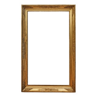 Antique Biedermeier Gilded Picture Frame For Sale