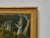 Textile 19th Century English Painting of Hunting Scene with Pointer Dogs and Sportsman in Landscape For Sale - Image 7 of 12