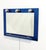 Italian Bathroom Mirror with Blue Ground Glass Shelf and Chromed Steel Diffusers, 1970s For Sale - Image 14 of 14