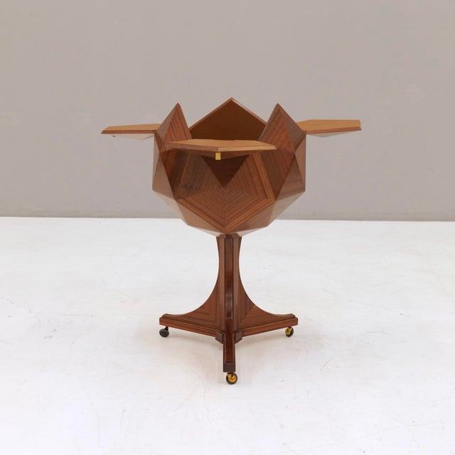 Vintage Bar by Vuillermoz Polyhedron, 1970s For Sale - Image 4 of 6