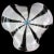 Vintage Murano Pink Black White Alternating Ribbons Italian Art Glass Folded Edges Decorative Bowl For Sale - Image 9 of 9