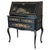 Chippendale Style Slant Top Desk in Black Lacquered Wood, circa 1900 For Sale - Image 15 of 18