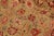 Shabby Chic 1990's Pak-Persian Green/Burgundy Wool Rug - 6'2'' X 8'9'' For Sale - Image 4 of 9