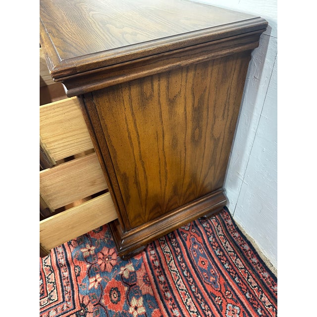 Brown 1960s United Furniture Dresser For Sale - Image 8 of 10