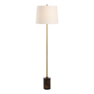 Lambeth Floor Lamp - Brown Marble For Sale