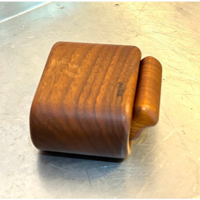 1950s-60s Danish teak puzzle box. Excellent condition.