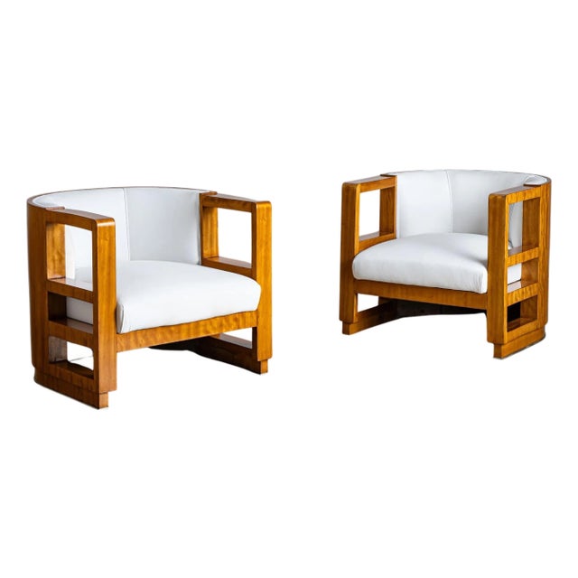 Mid-20th Century Art Deco Armchair, France For Sale
